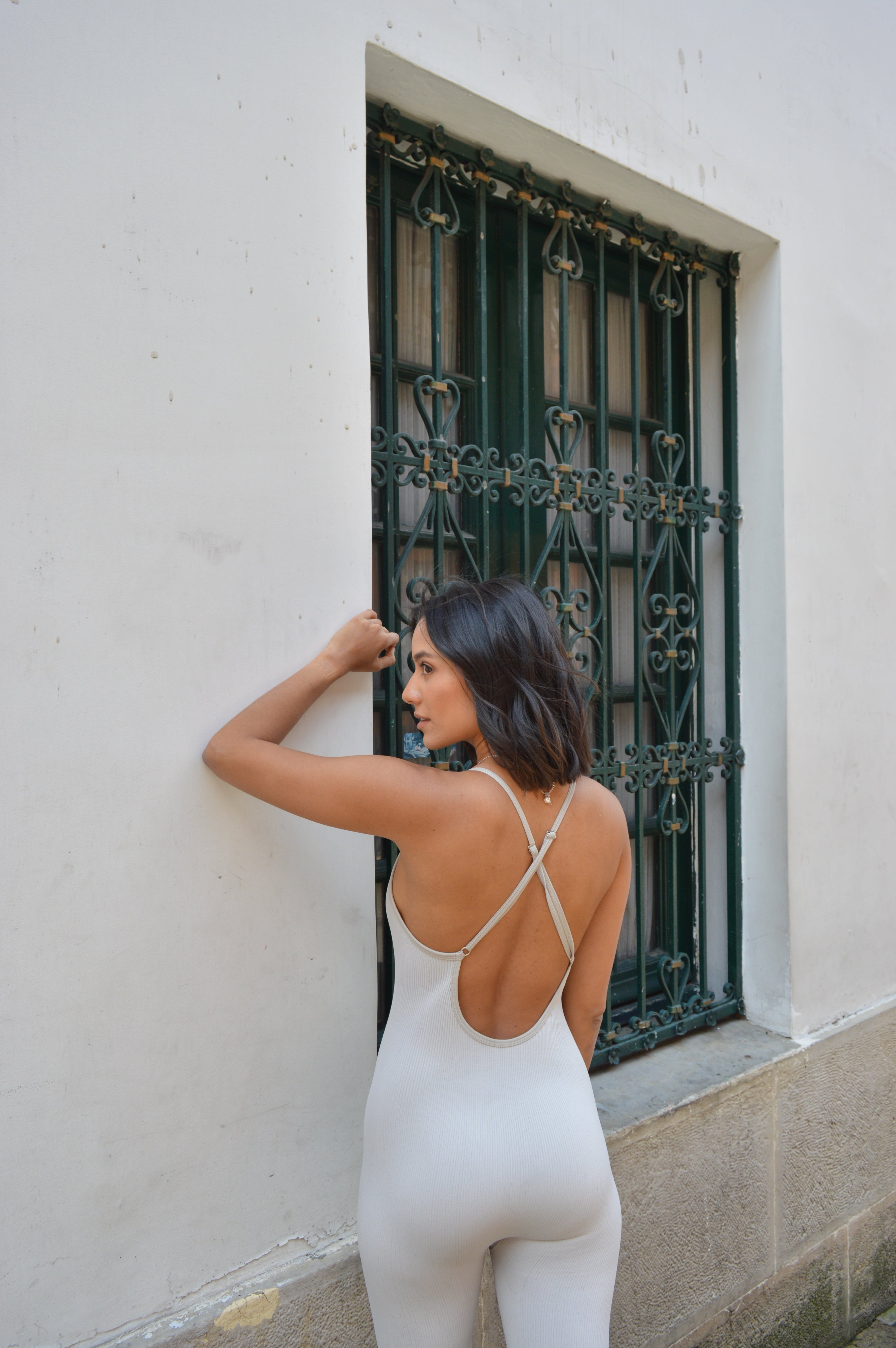 Classic Jumpsuit Nude