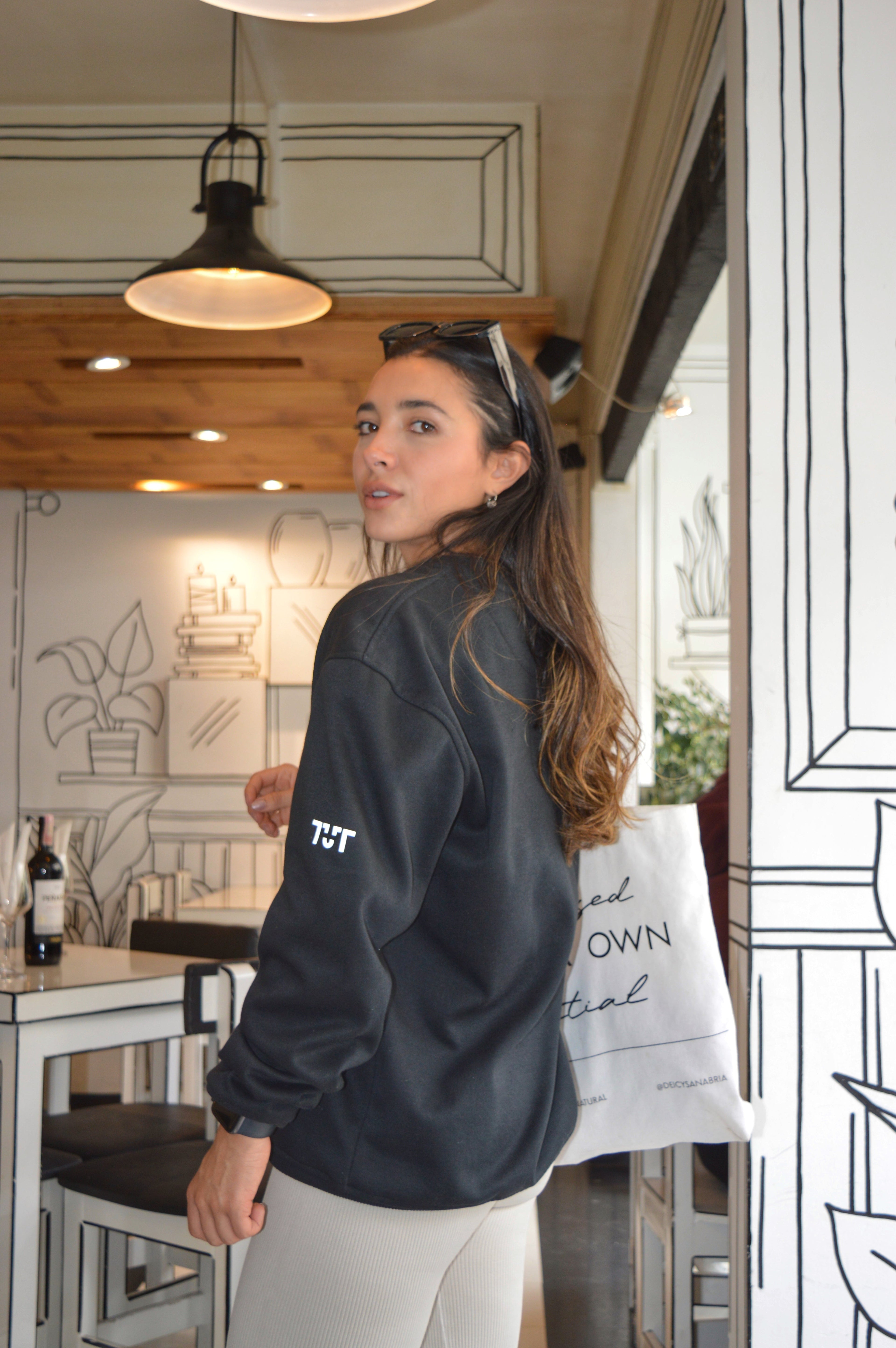 Oversized Crewneck Black
