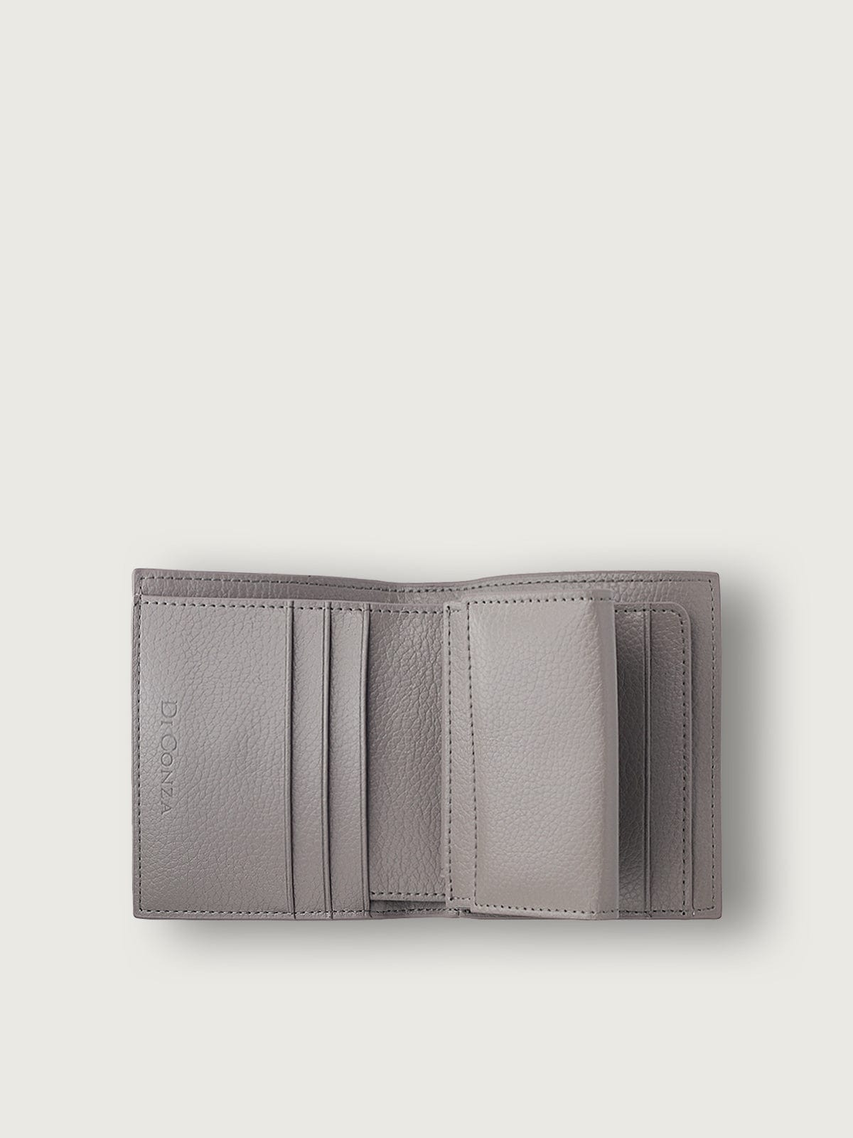 CARTERA CON MONEDERO BICOLOR GRIS OSCURO
