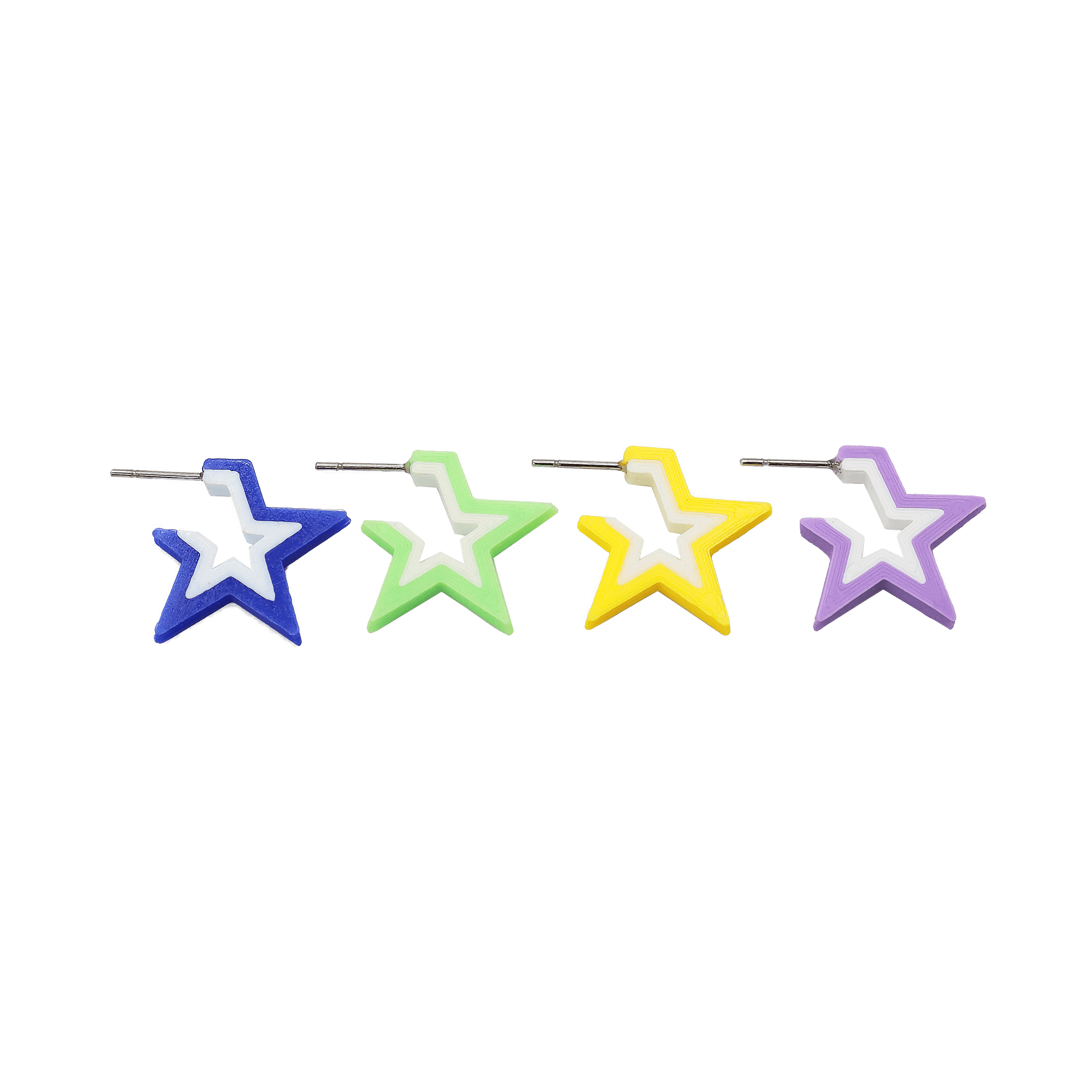 ARETES DE ESTRELLA BABY SET X4