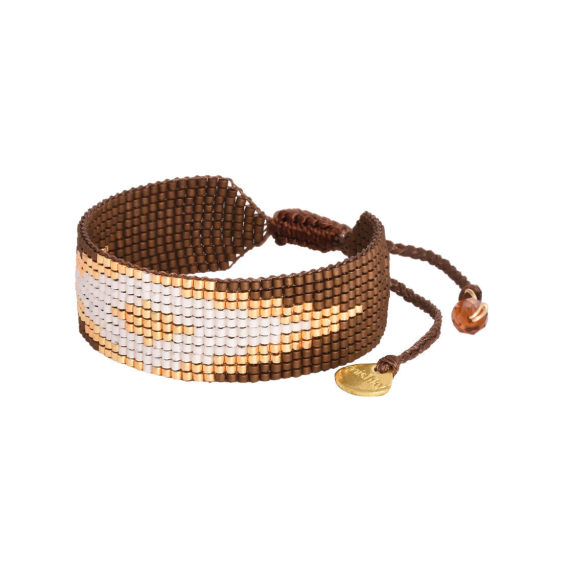 Brazalete Peeky pequeño Café