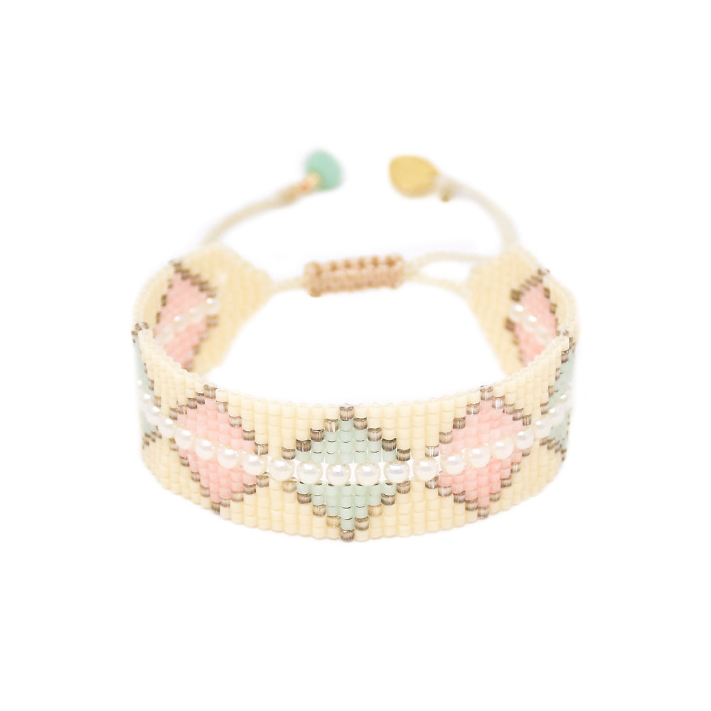 Brazalete Metzi Rosado y Menta
