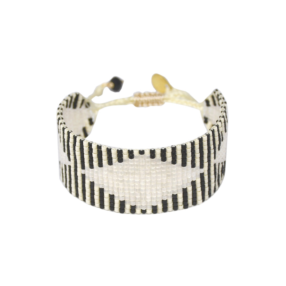 Brazalete Turbot Blanco y Negro