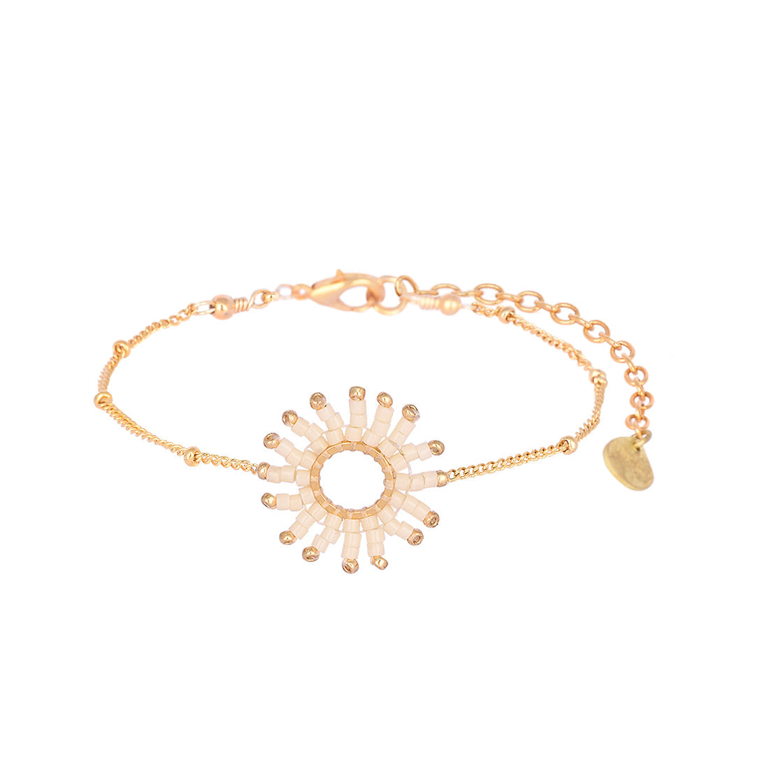 Brazalete Fringe Sun Blanco