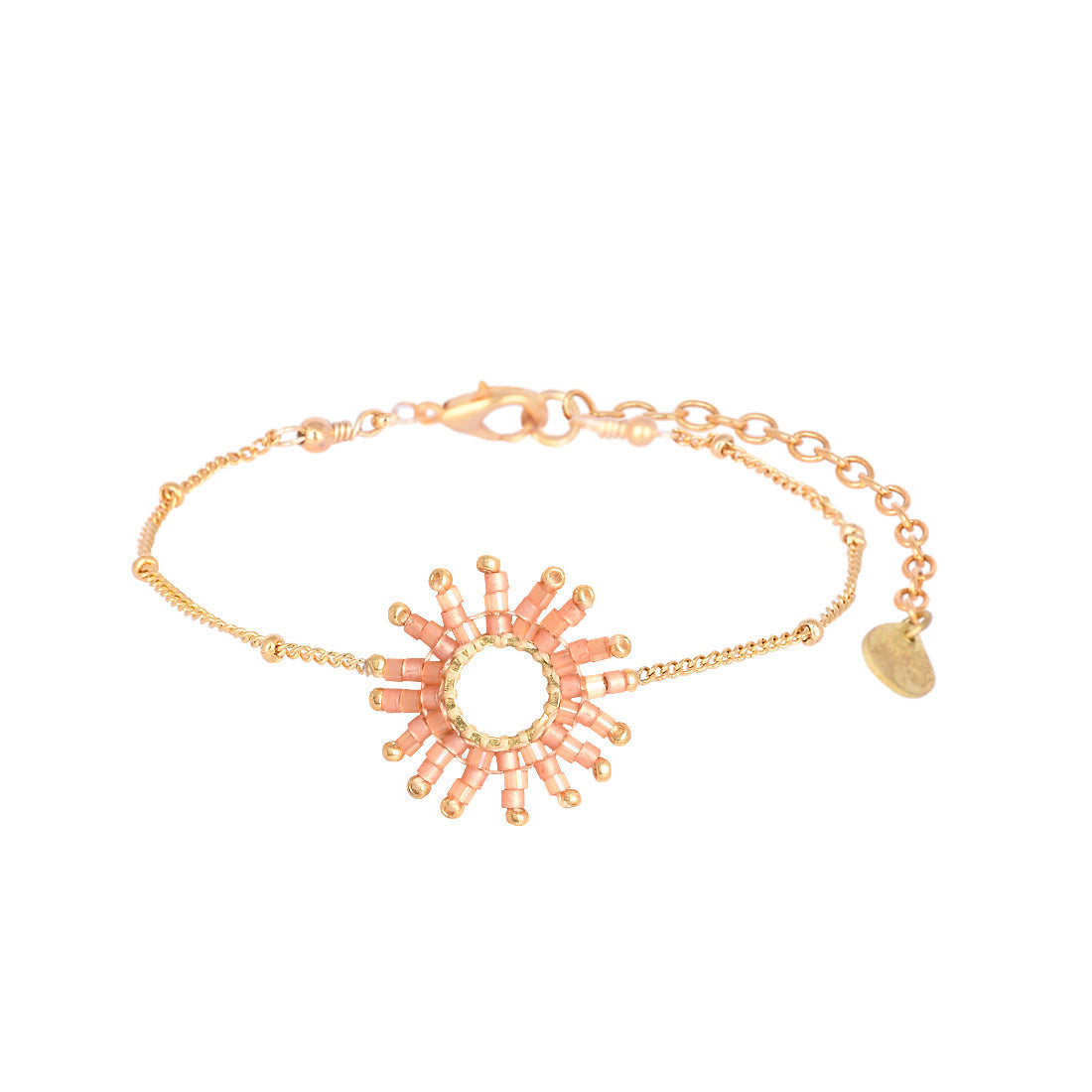 Brazalete Fringe Sun Salmón