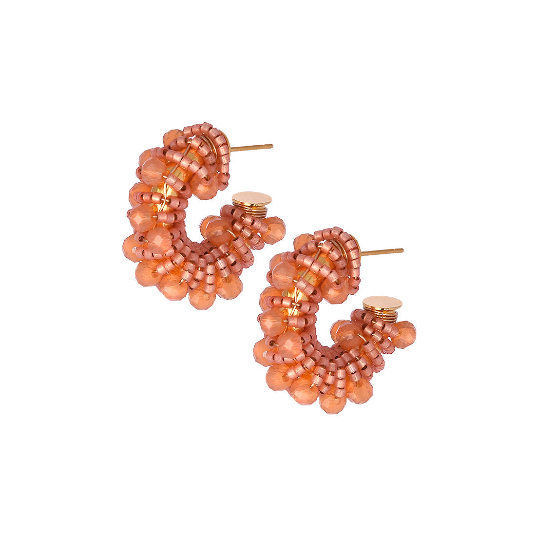 Aretes Erizo Salmón