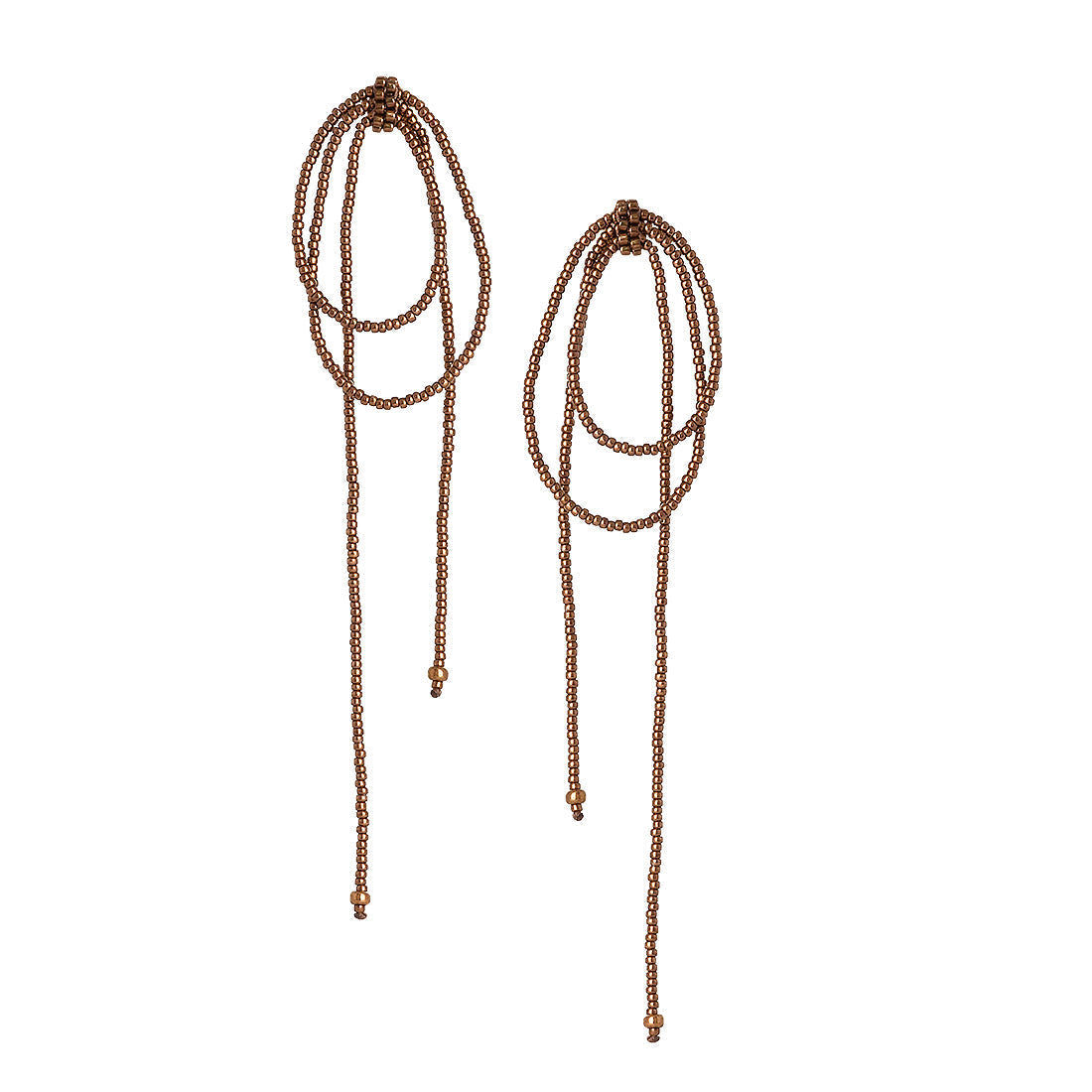Aretes Cravatte Cobre