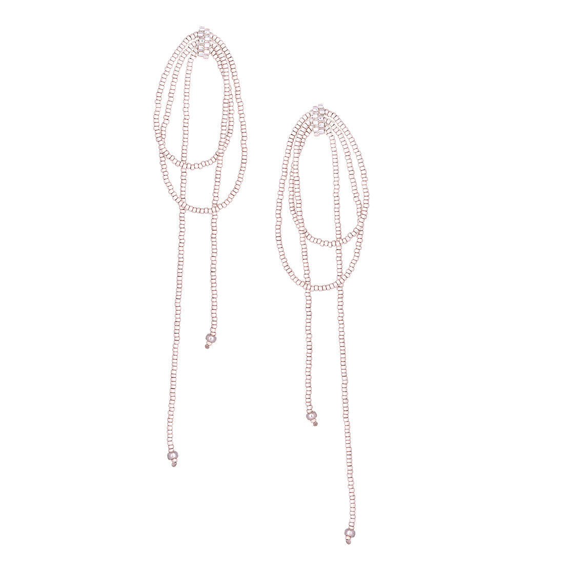 Aretes Cravatte Plateados