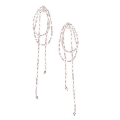 Aretes Cravatte Plateados