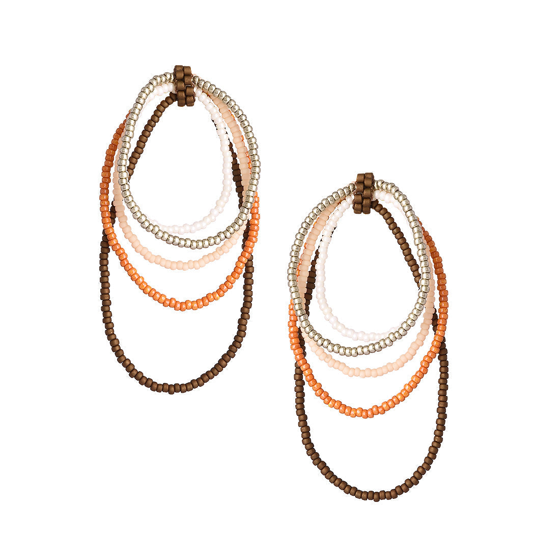 Aretes Lazos Multicolor