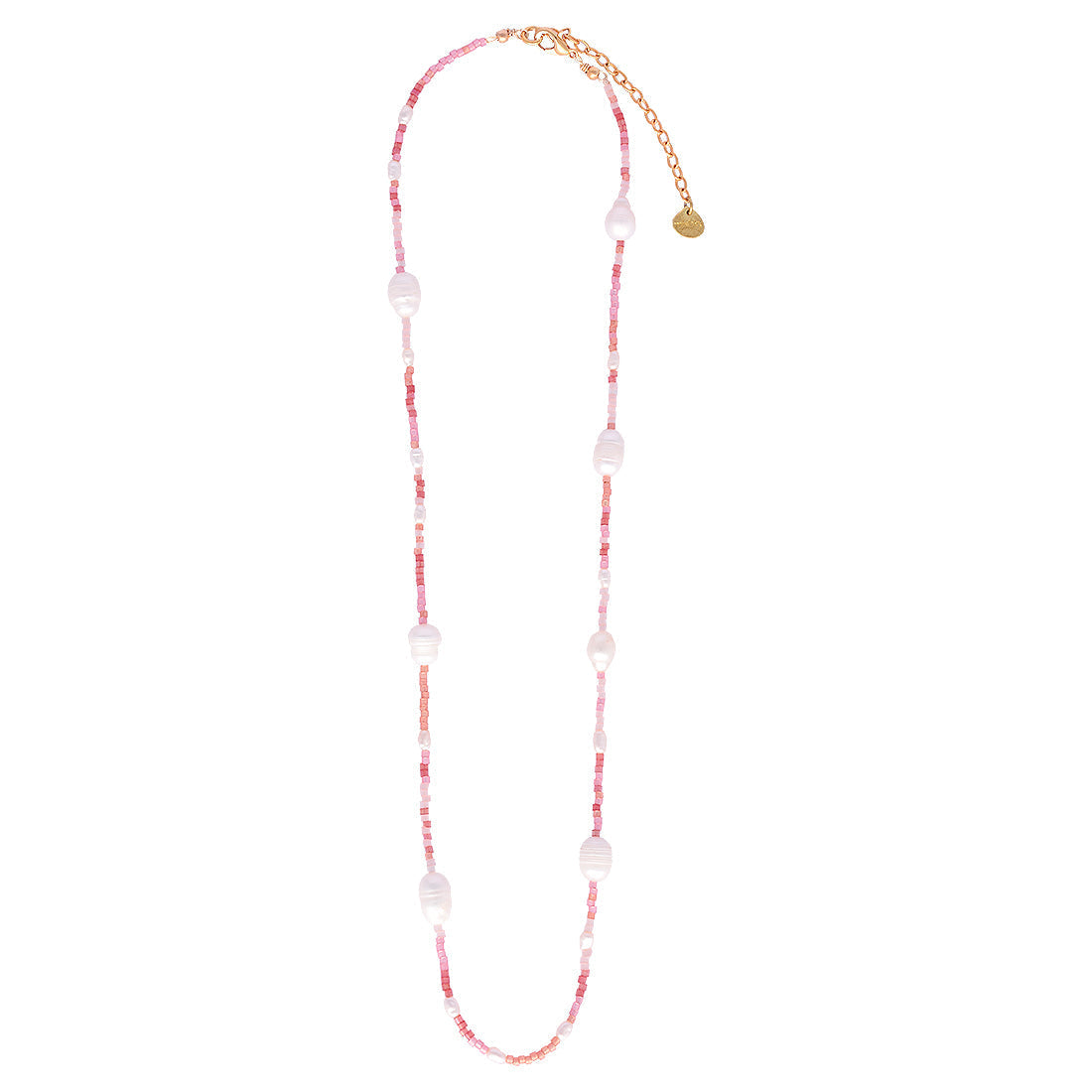 Collar ajustable de perlas y Miyuki