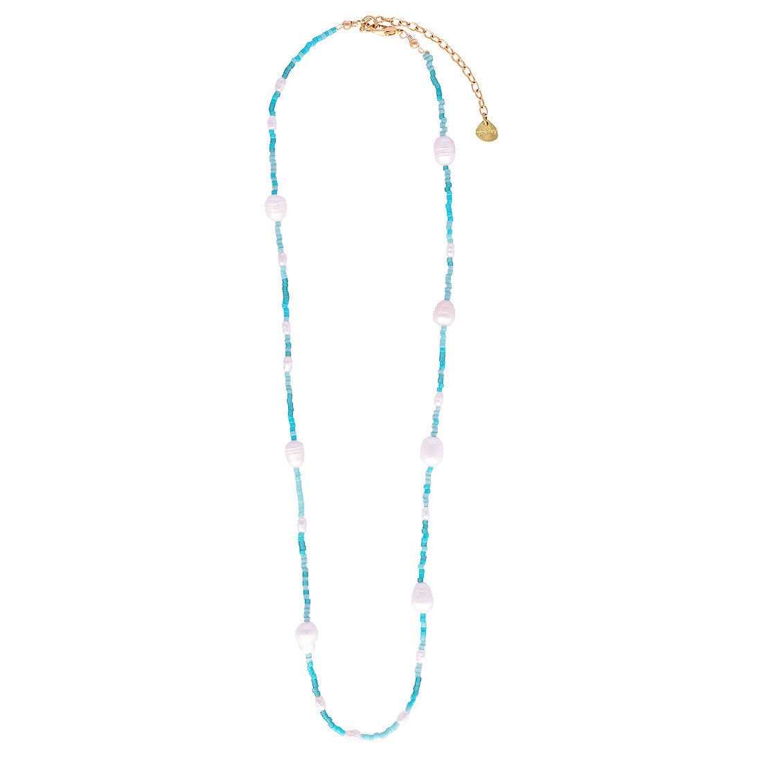 Collar ajustable de perlas y Miyuki