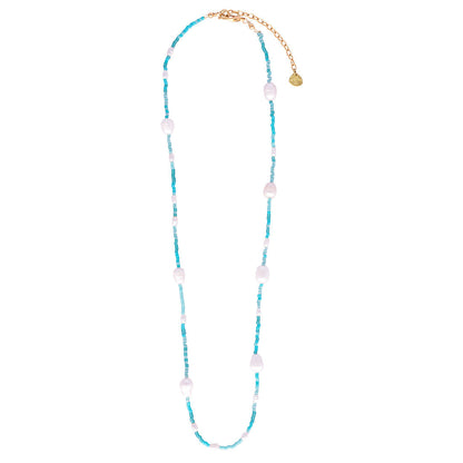 Collar ajustable de perlas y Miyuki
