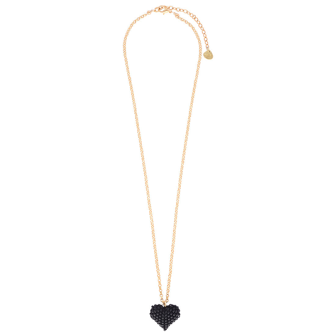 Collar Puffy Heart negro