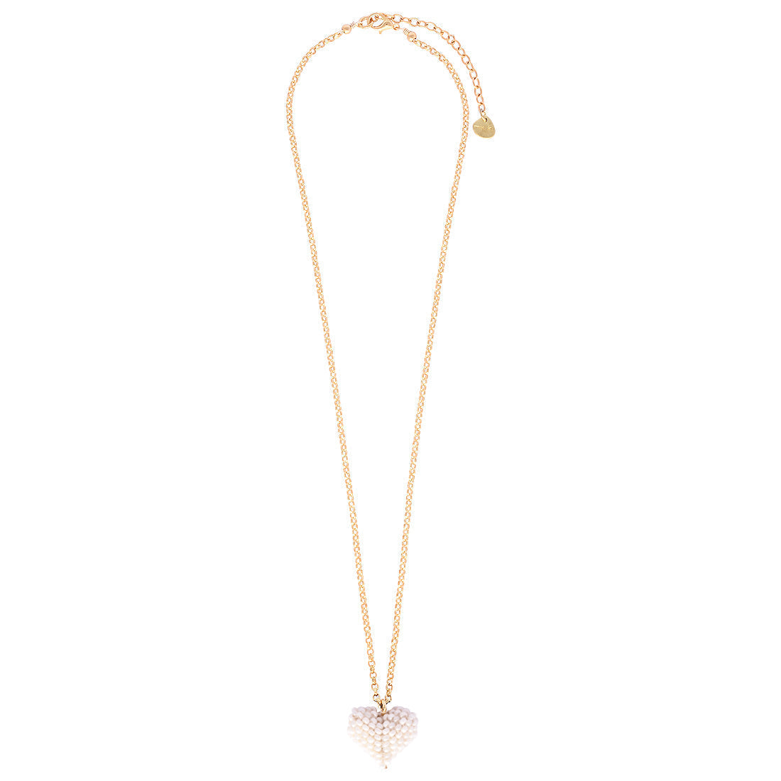 Collar Puffy Heart blanco