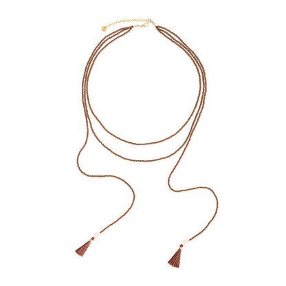 Collar Cravatte Café