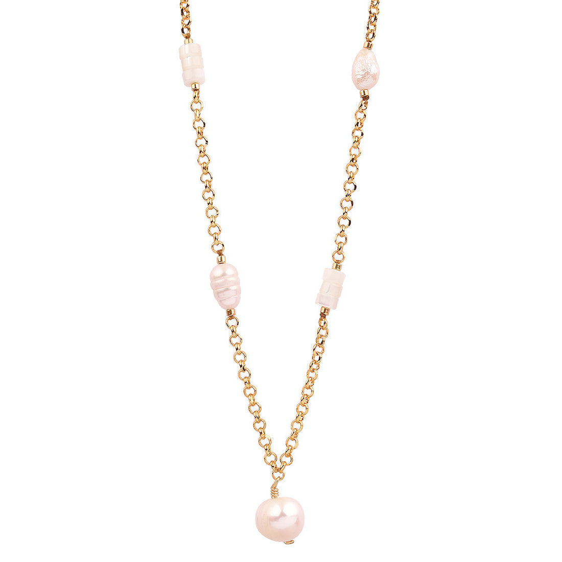 COLLAR PEARLS ON CHAIN 2.0