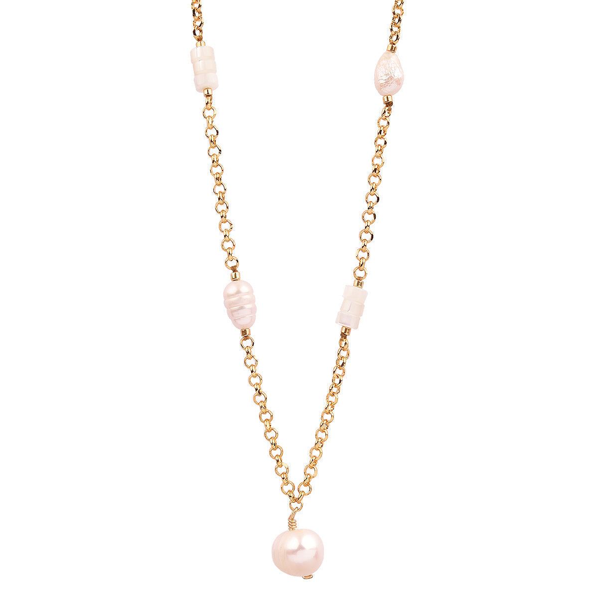 COLLAR PEARLS ON CHAIN 2.0