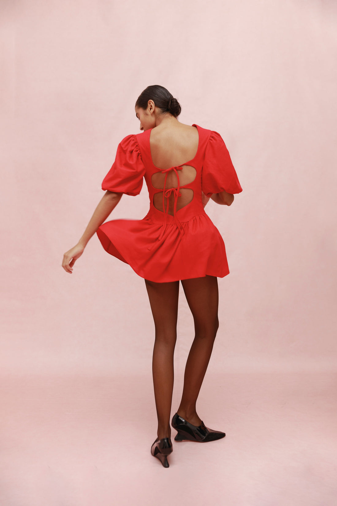 SONSOL DRESS (CHERRY)