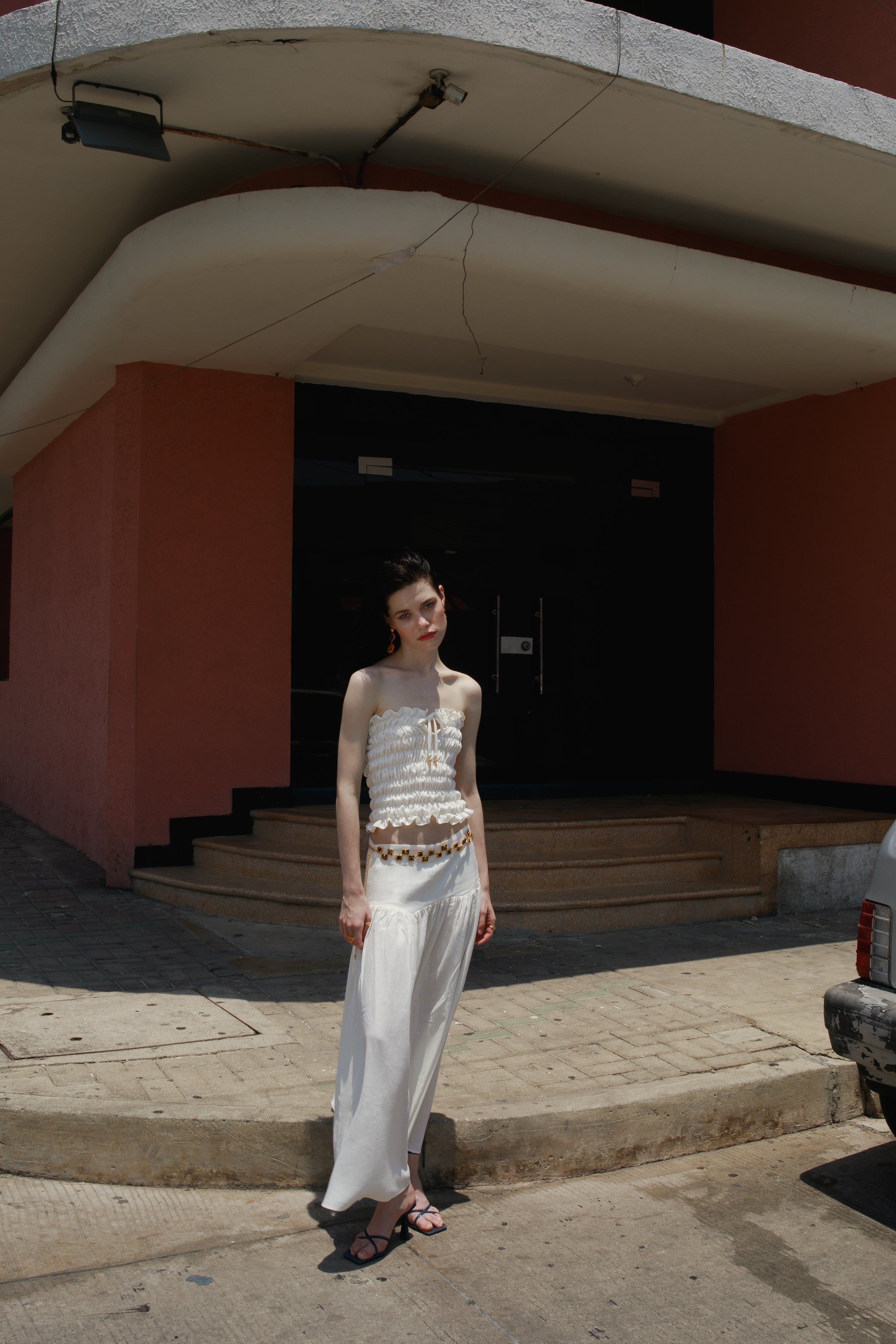 SOLÉ MAXI SKIRT (IVORY)