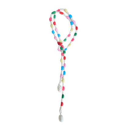 COLLAR TUTIFRUTI PÉNDULO DE GOMAS