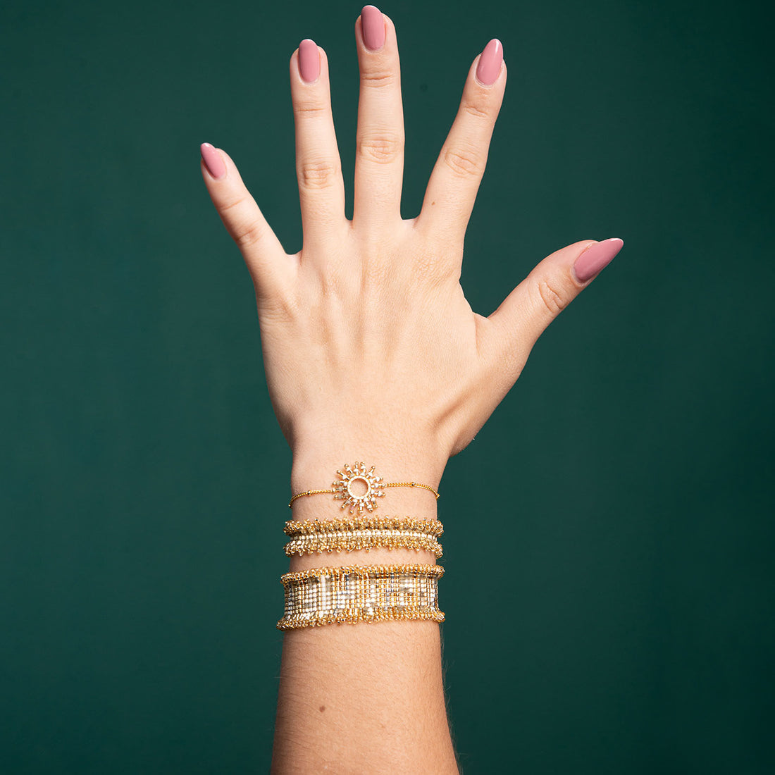 Brazalete Boleros Dorado