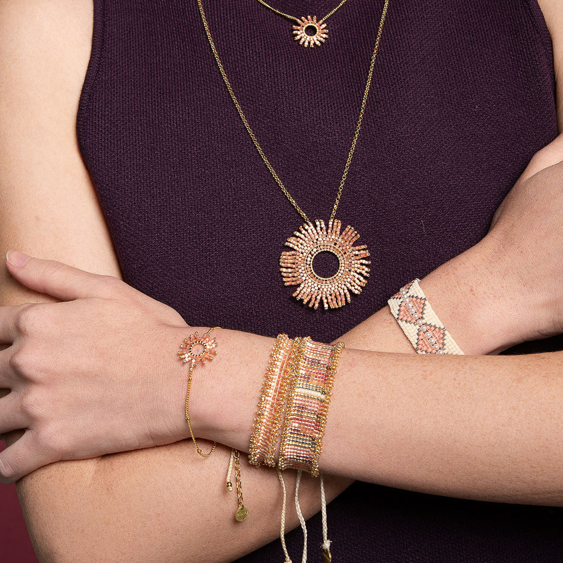 Brazalete Barais Rosado