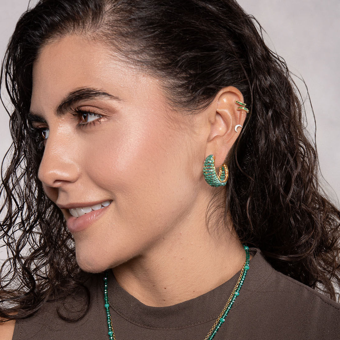 Aretes Cake Verde