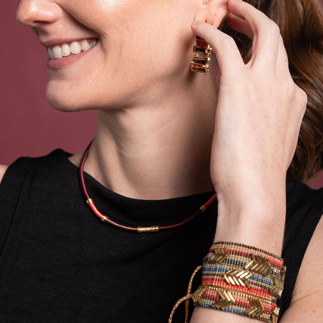 Collar Afrique Borgoña