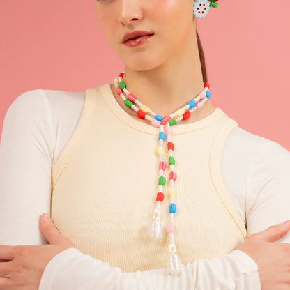 COLLAR TUTIFRUTI PÉNDULO DE GOMAS