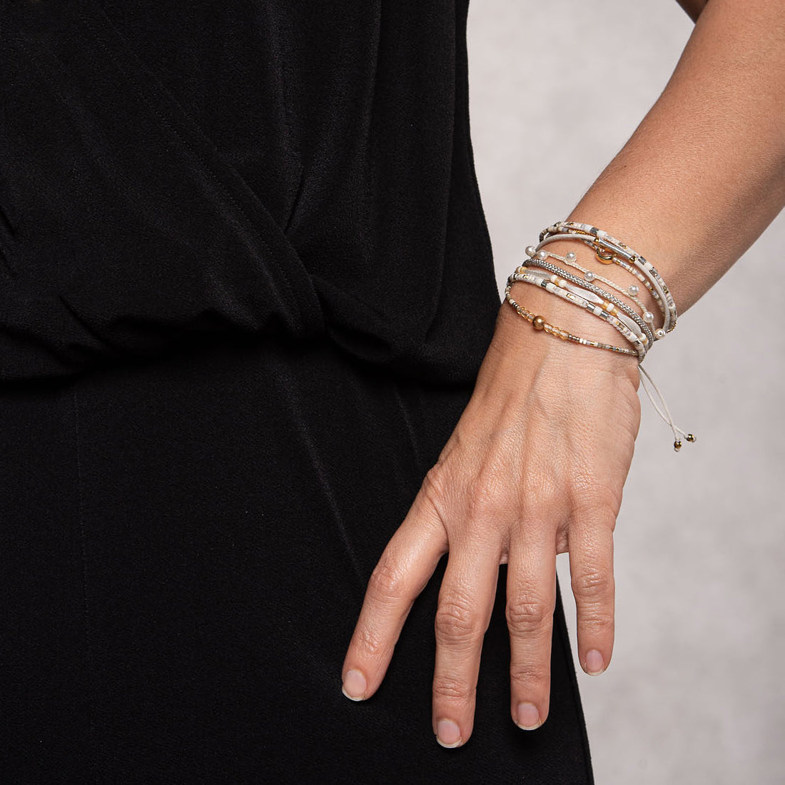 Brazalete Cristal Blanco
