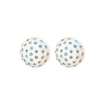 ARETES DE TOPO CON CRISTALES