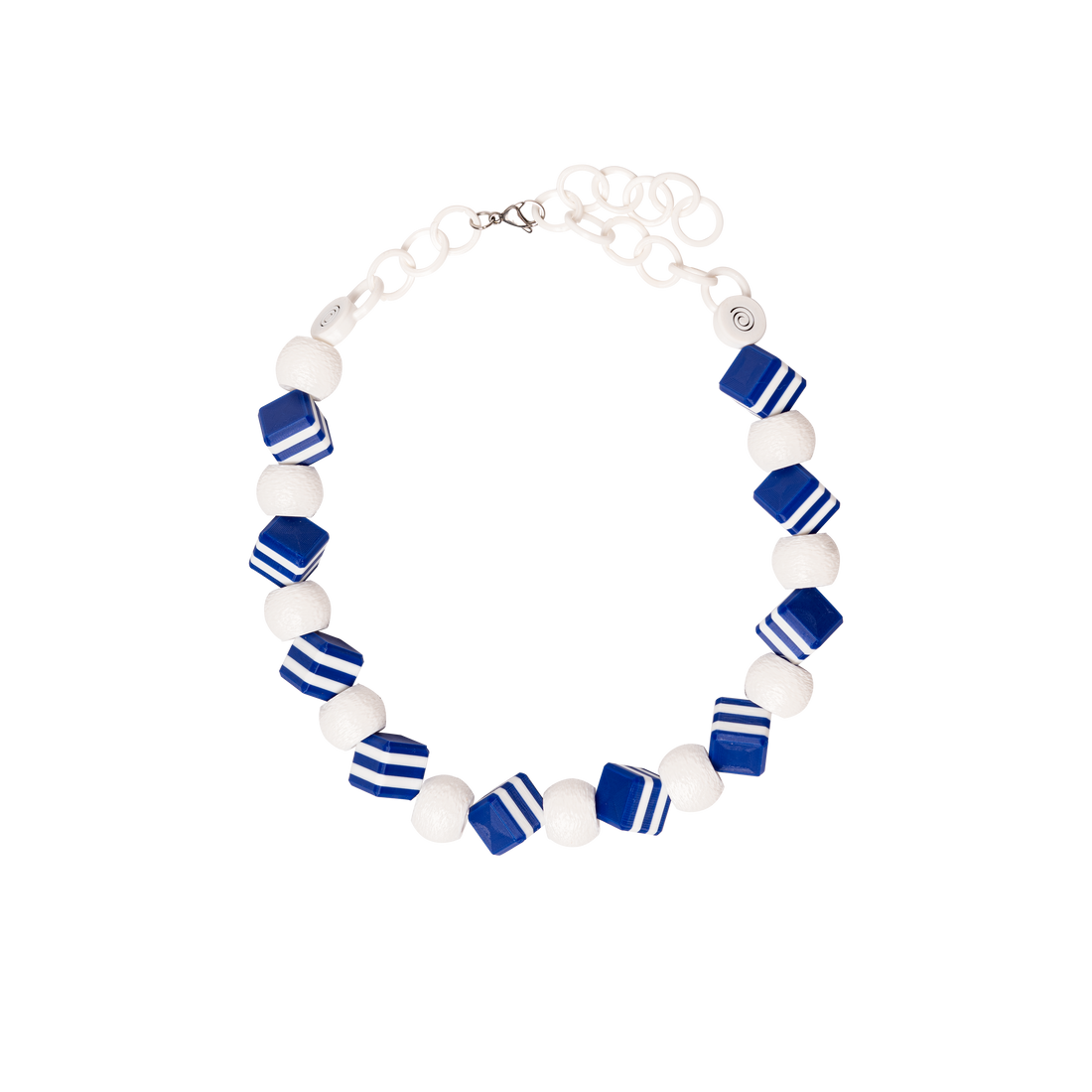 COLLAR GRUESO DE CUBOS Y ESFERAS