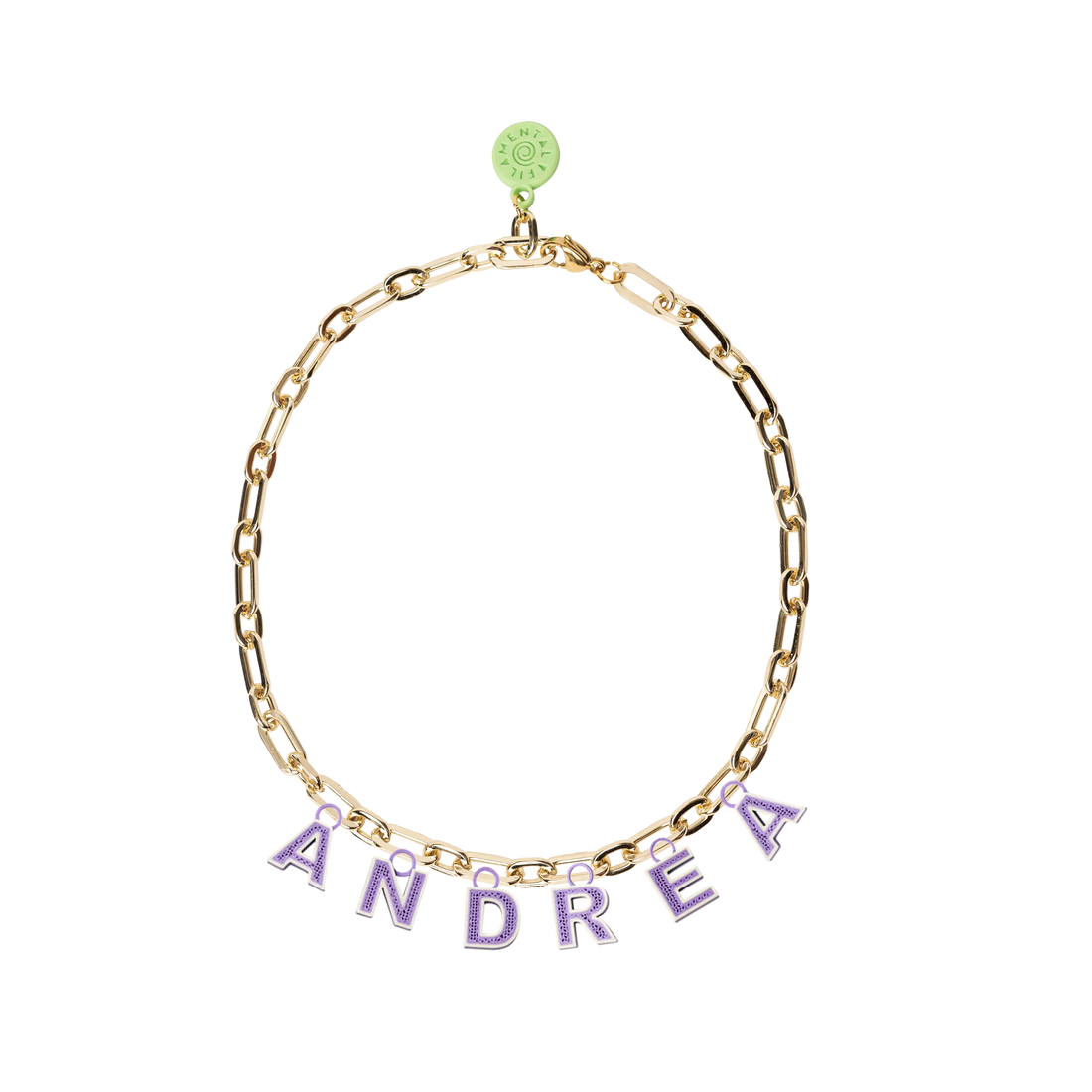 COLLAR CON 6 DIJES DE LETRA (6 LETRAS)
