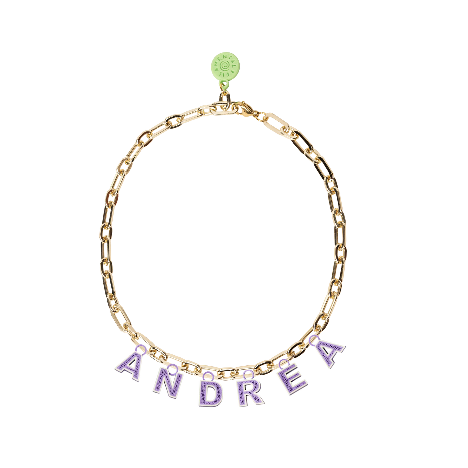COLLAR CON 6 DIJES DE LETRA (6 LETRAS)