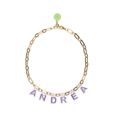 COLLAR CON 6 DIJES DE LETRA (6 LETRAS)