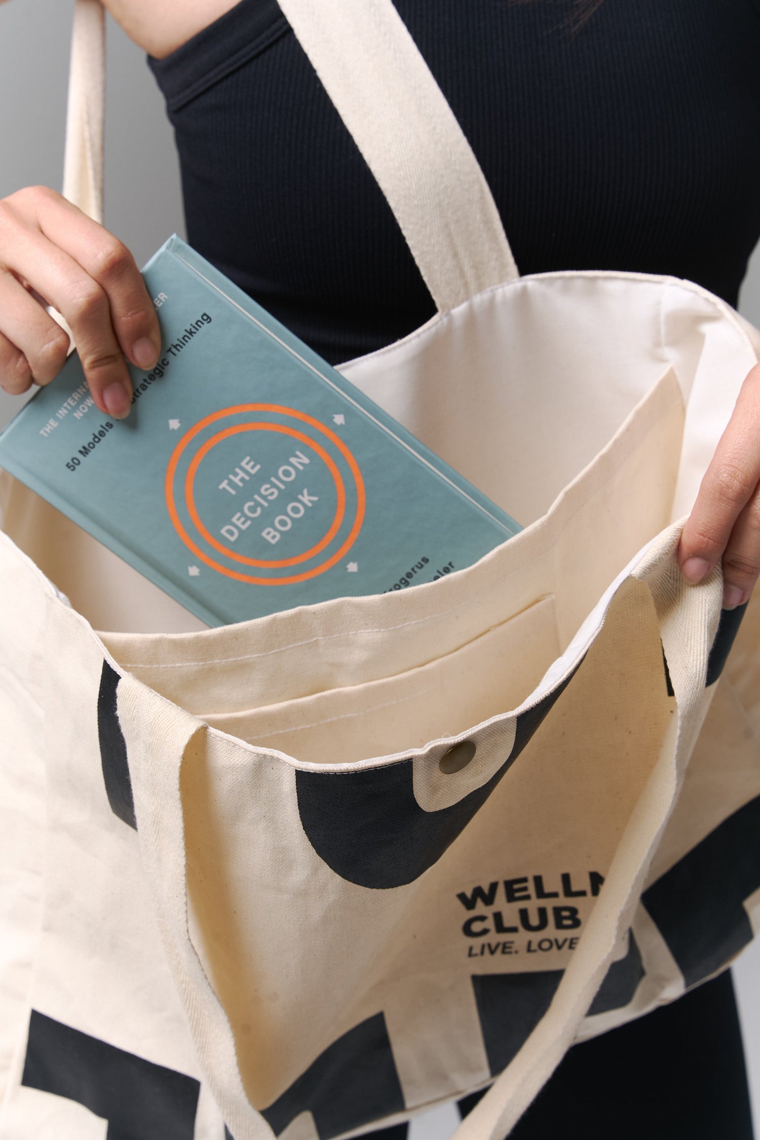 Wellness club tote bag