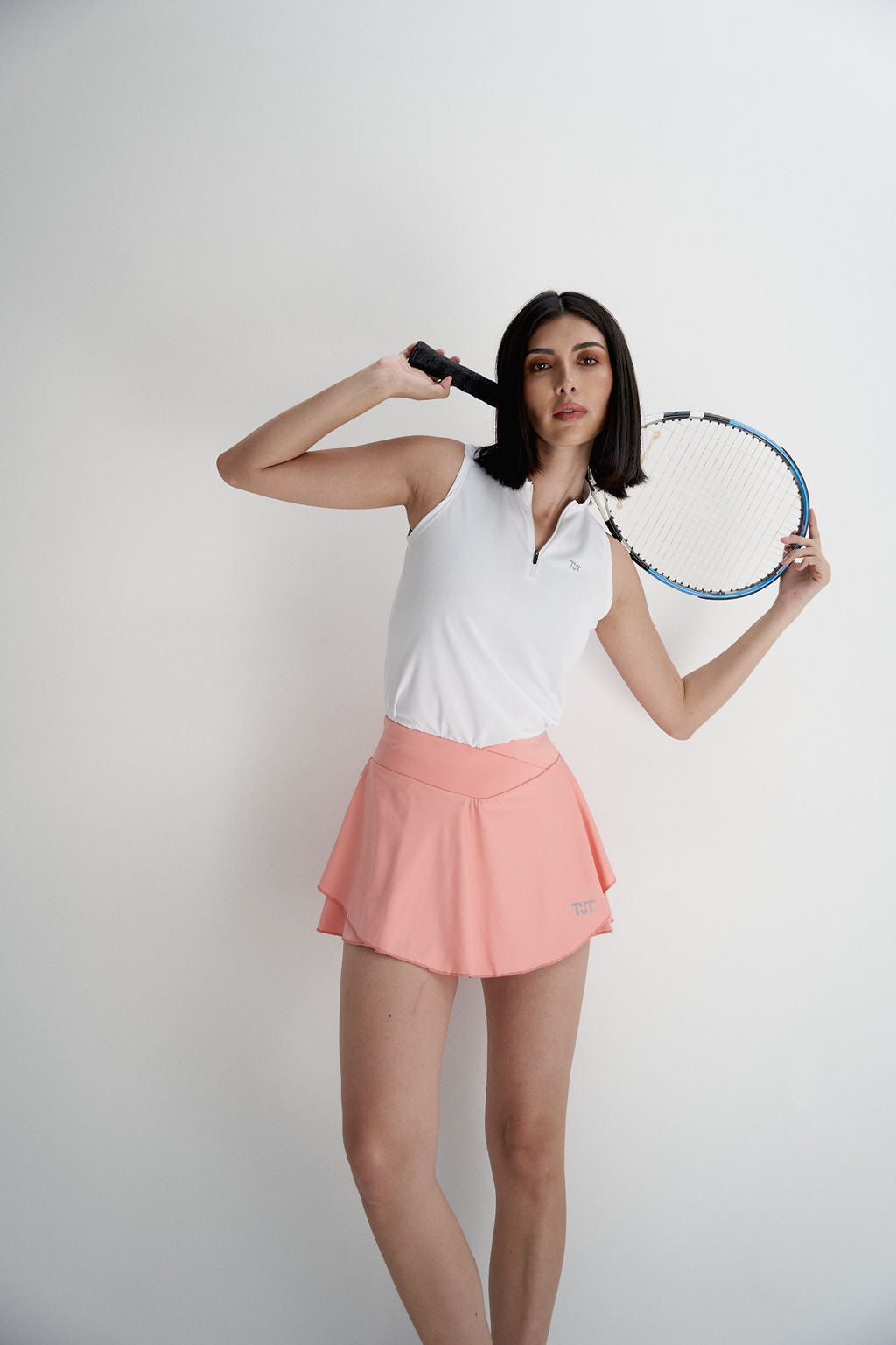 Crossed Court Skirt