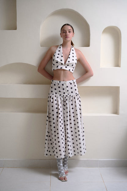 DOTTIE MAXI SKIRT