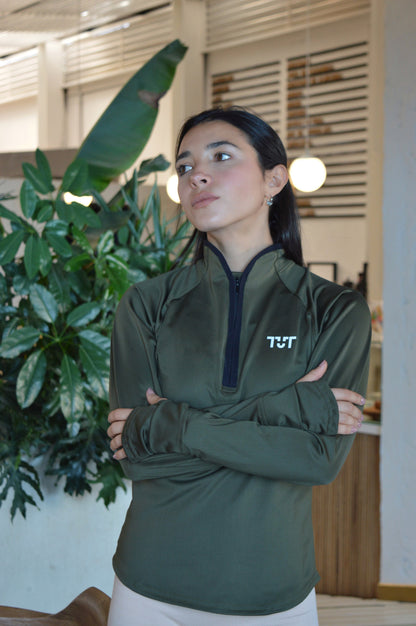 Elegance Dry-fit Jacket Green