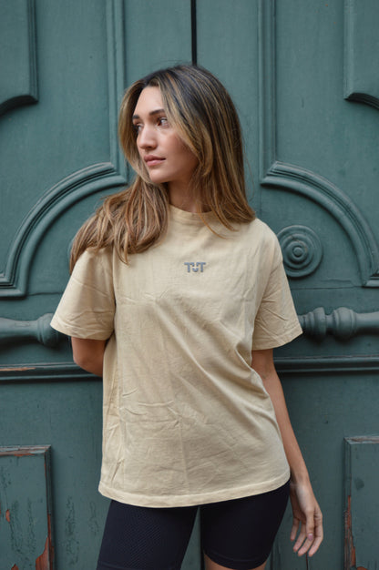 Oversized T-shirt Nude