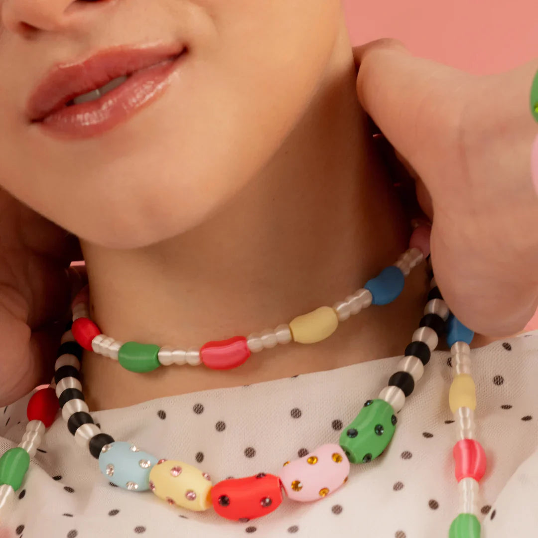 COLLAR TUTIFRUTI PÉNDULO DE GOMAS