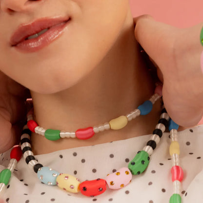 COLLAR TUTIFRUTI PÉNDULO DE GOMAS
