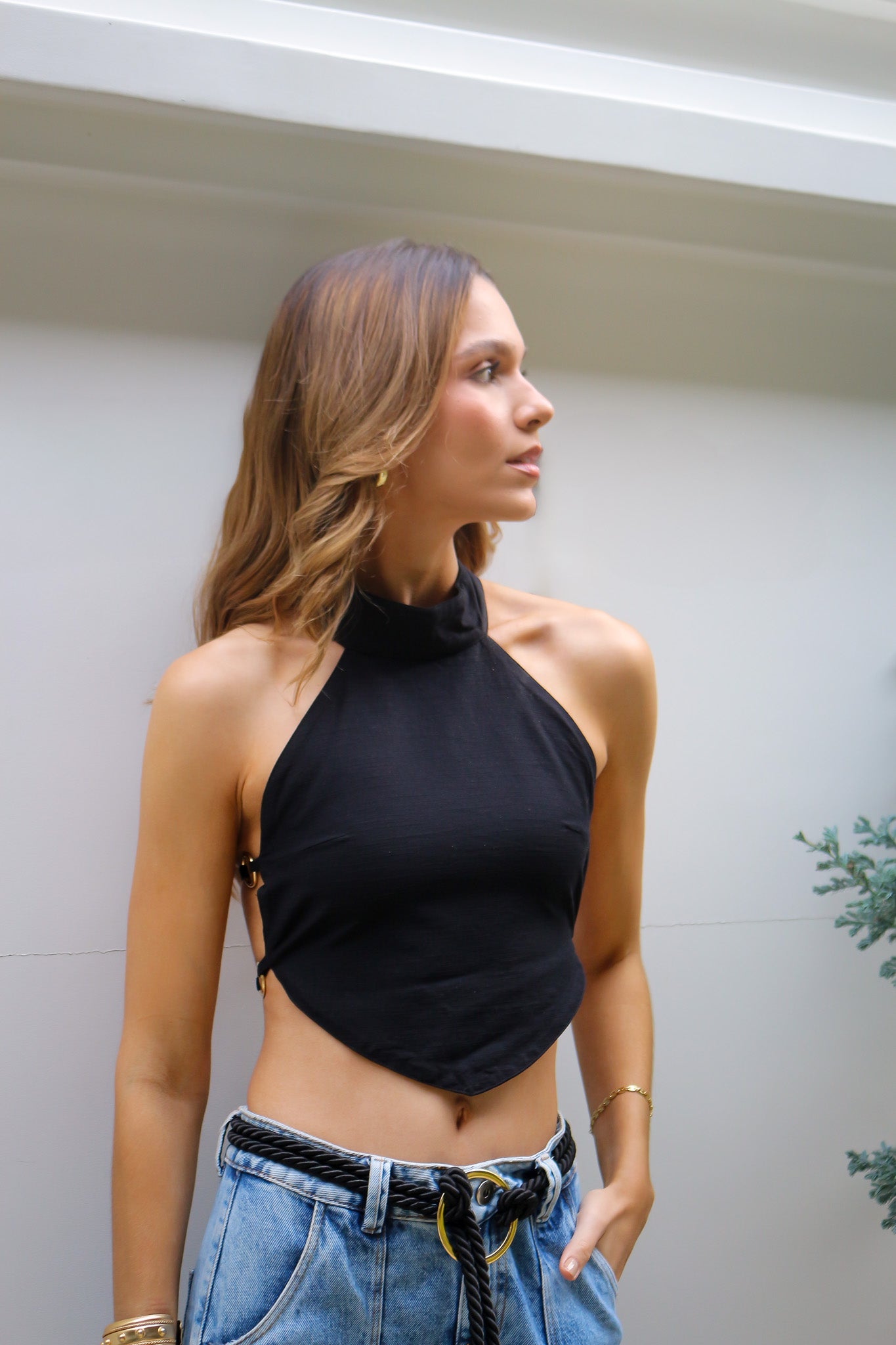 SALSERO TOP BLACK