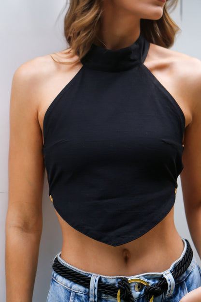 SALSERO TOP BLACK