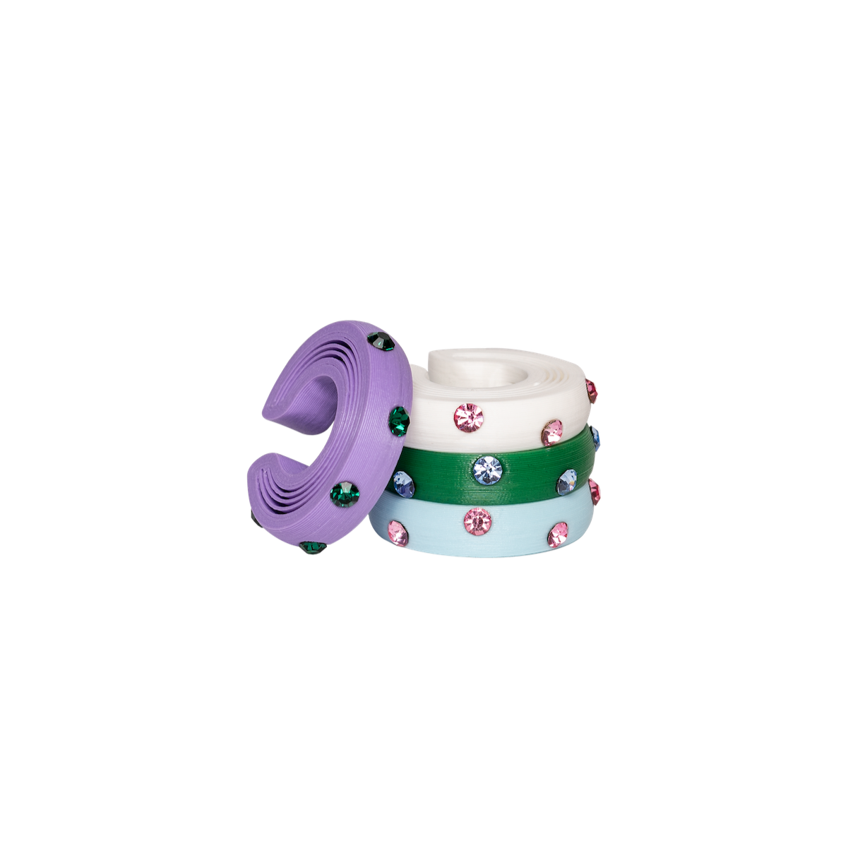 EAR CUFF GRUESO CON CRISTALES X1