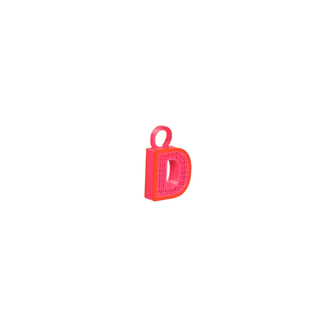 DIJE LETRA - MAGENTA + ROJO