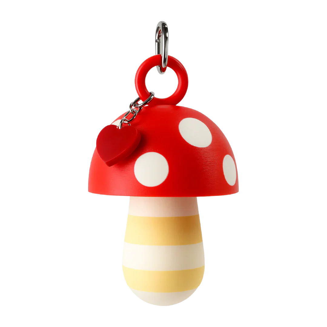 LIPSTICK CASE HONGO RAYAS VAINILLA/BLANCO