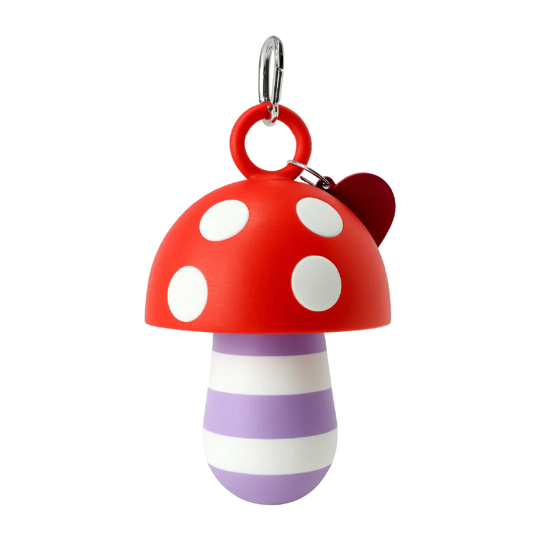 LIPSTICK CASE HONGO RAYAS LILA/BLANCO