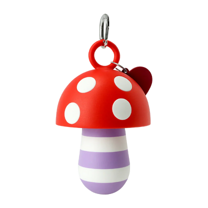 LIPSTICK CASE HONGO RAYAS LILA/BLANCO